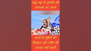 श्राद्ध पक्ष में तुलसी और गंगाजल का उपाय करने से पूर्वजों को पिंडदान और तर्पण की जरूरत नहीं पड़ती