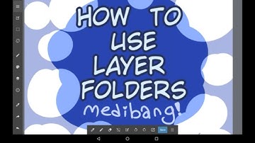 How To Use Layer Folders - Medibang Paint!!