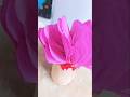 “Viral Tissue Paper Flower Hack | Perfect for Decoration!”#shorts#viral#craft#ytshorts#trending