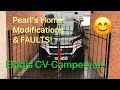 Elddis CV20 Campervan. 1st day of ownership, modifications and faults (Compass CV40 CV60 CV80)