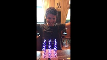 3D  RGB LED CUBE + TIC TAC TOE