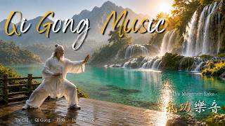 QI GONG MUSIC - The Mountain Lake ☯ Ancient Tao Healing | 1 Hour Chinese Zen Music for Tai Chi