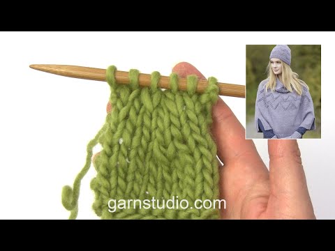 How to decrease 2 stitches in DROPS Extra 0-1145