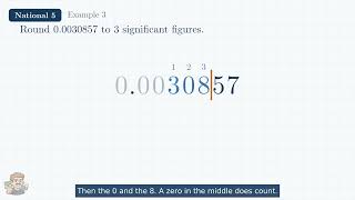 Rounding - significant figures (small number) - National 5 Maths