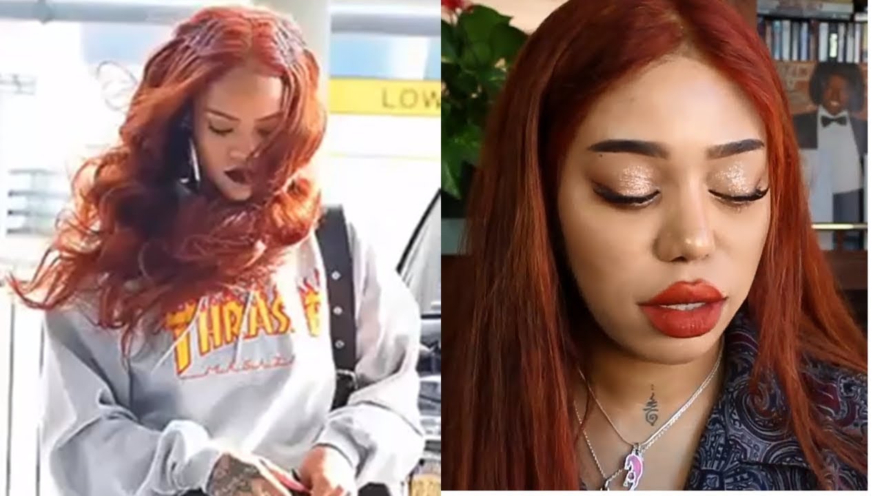 Get Rihanna Inspired Copper Hair Dye And Review Dyhair777 Youtube