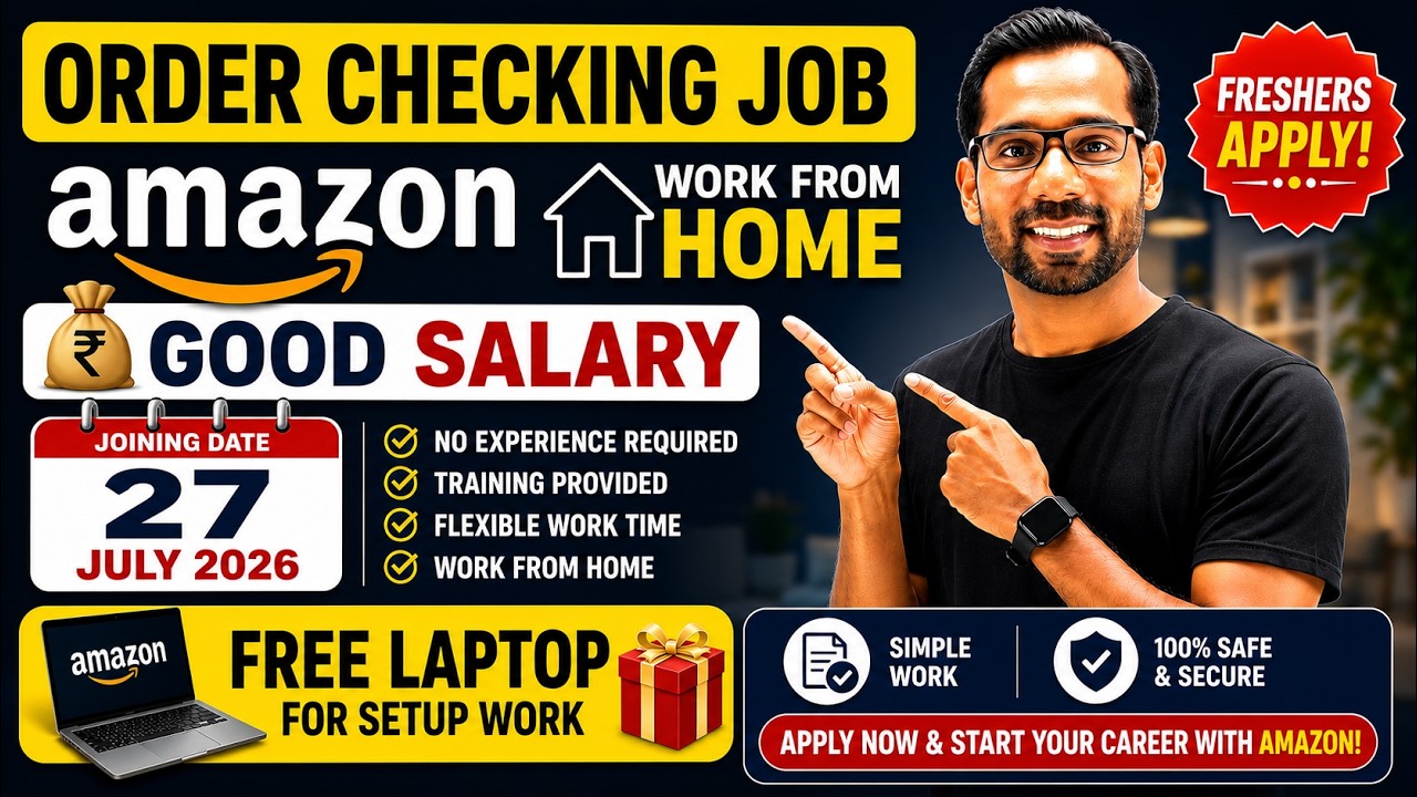 rewrite this title Amazon Work from Home For July 2026 | 12th Pass Freshers Job | Amazon Remote Job Vacancy 2026 rewrite this title Amazon Work from Home For July 2026 | 12th Pass Freshers Job | Amazon Remote Job Vacancy 2026