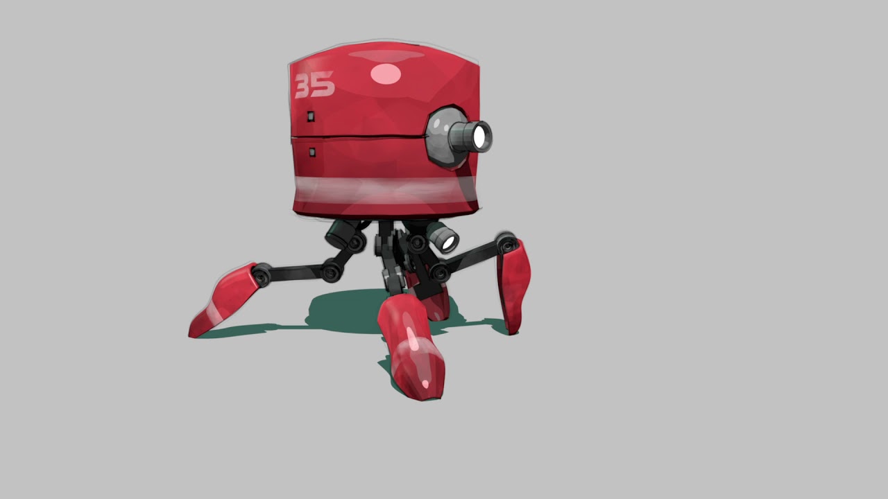 Cinema 4D walk cycle - YouTube