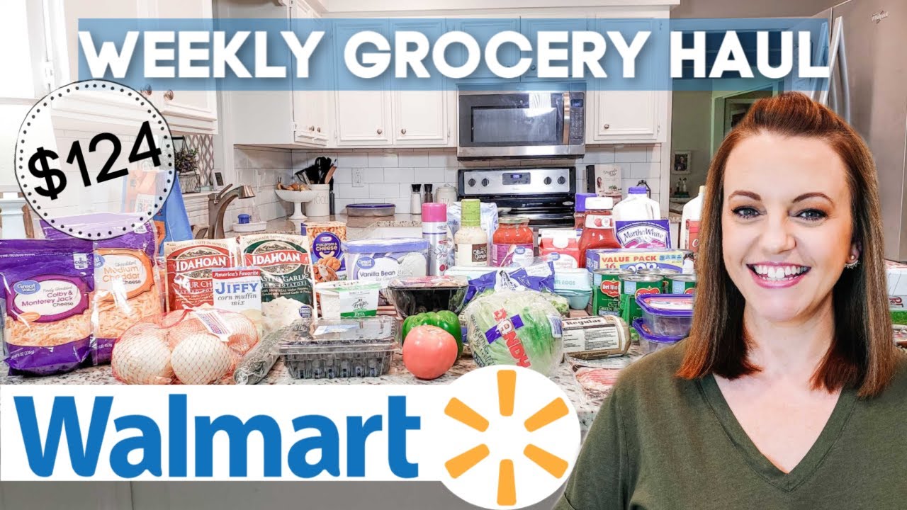 WEEKLY GROCERY HAUL | WALMART GROCERY DELIVERY - YouTube