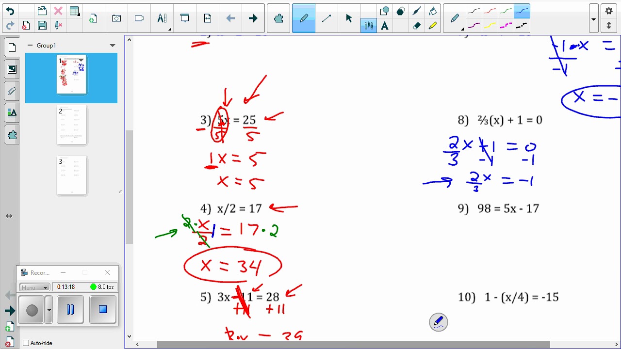 Solving Equations and Isolating Variables - YouTube