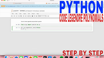 ✅  How To Code Legendre Polynomials In Python 🔴