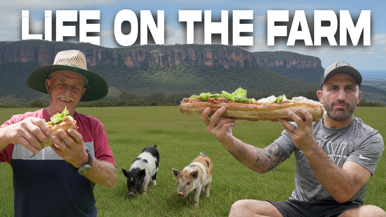 Life on the farm... We Got Pigs + 2ft Sandwich