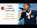 Free lyrics rap like lil baby vi  free to use  best rap lyrics for free free unused rap 