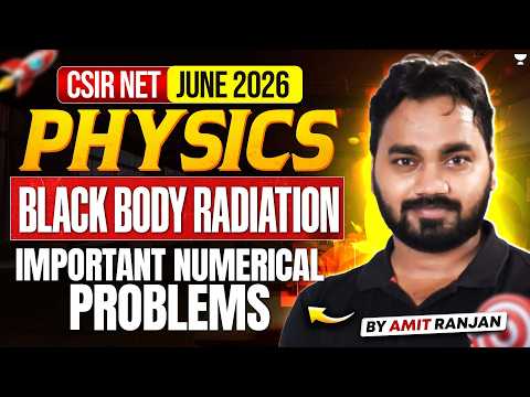 Statistical Mechanics | Black Body Radiation | Important Numerical Problems | Csir Net June 2026