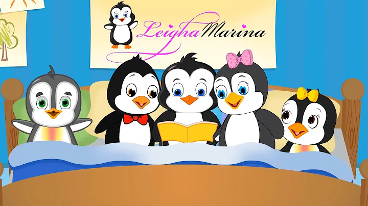 There were five in the bed | penguins counting song for kids | Leigha Marina