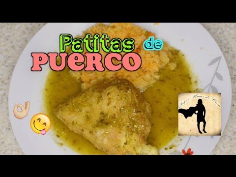 Patas de Puerco en salsa verde