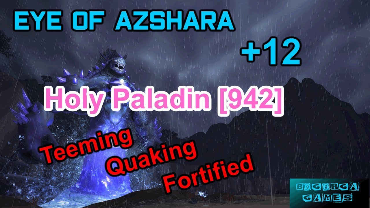 Mythic +12 Holy Paladin [942]  on time - World of Warcraft - Bogorga Games