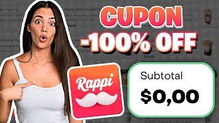 Cupones Rappi 2024 - Cupon funcional de Rappi -100% de descuento GRATIS 2023