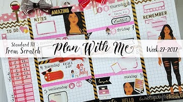 Week 27-2017 / Plan With Me "From Scratch" Traveler