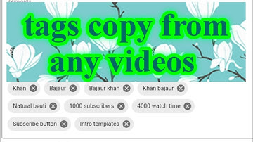 How To Copy Tags From Any Videos In Android Mobile |technical Rahman|