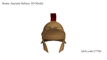Rome Ancient Helmet 3D Model