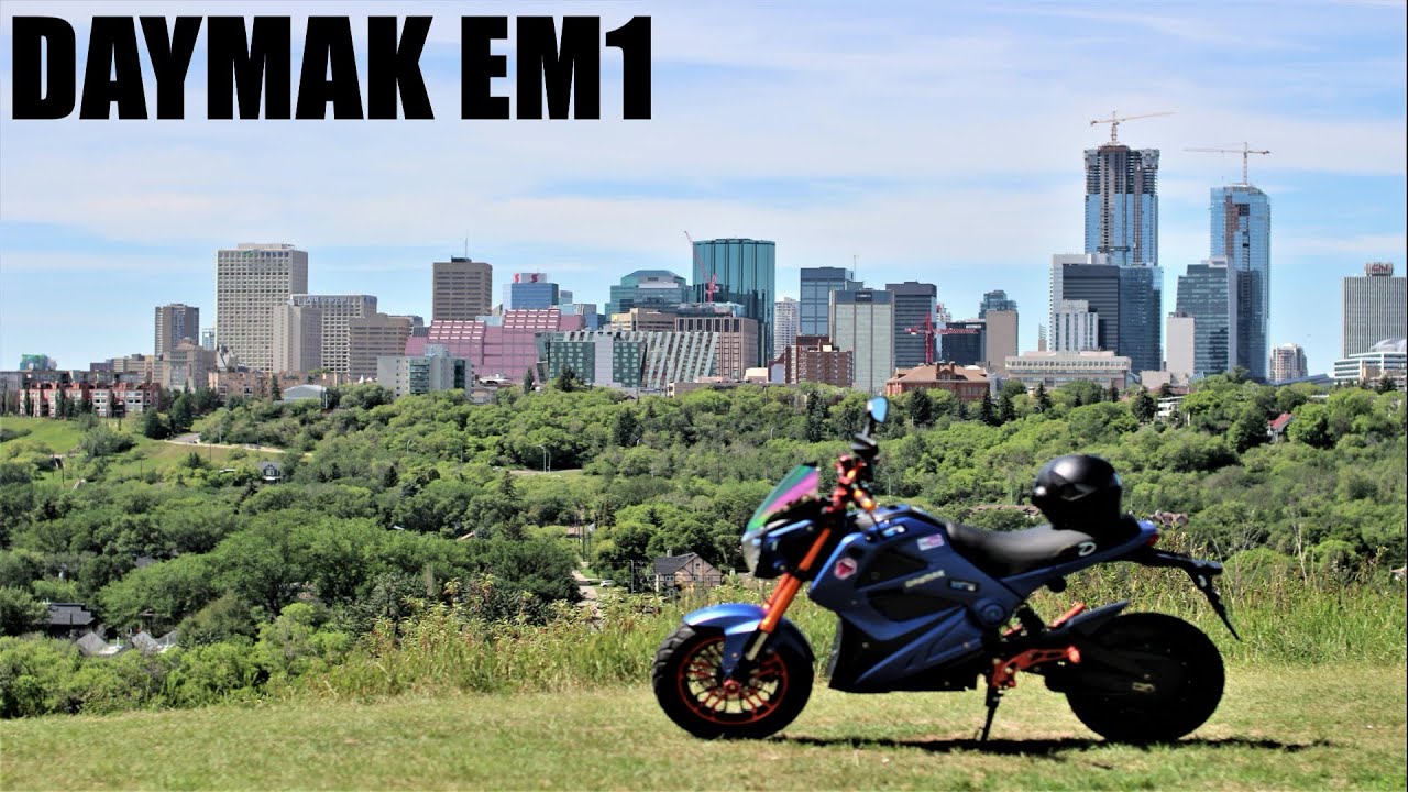 daymak electrical transportation em1 electric motorcycle + helmet DAYMAK EM1