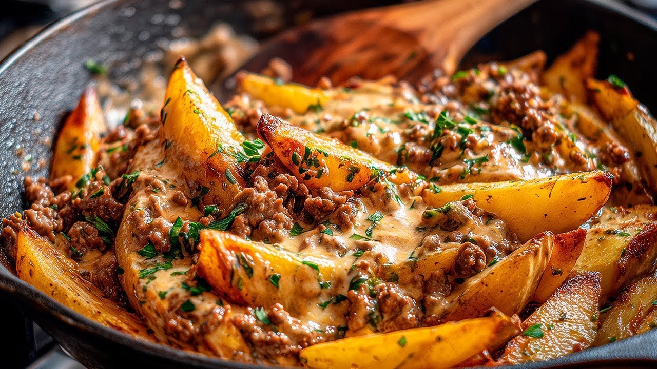 Everyone’s Obsessed with This Potato and  Minced Beef Stir-Fry ! Easy One-Pot Dinner