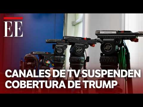 Canales de TV en EE. UU. suspenden cobertura de Trump en solidaridad con CNN | El Espectador