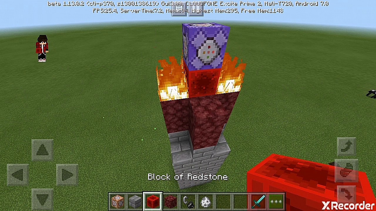 HOW TO MAKE FLAME TOWER IN MINECRAFT
