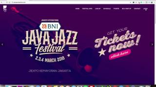 How to Buy JJF 2018 Ticket with Credit Card