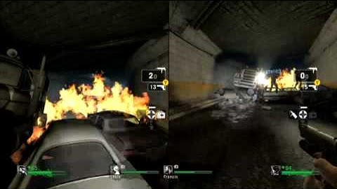 Left 4 Dead - Split-Screen MP Gameplay