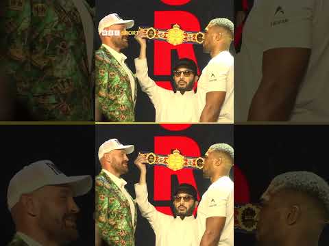 TYSON FURY AND ANTHONY JOSHUA FINALLY FACE OFF 🥊