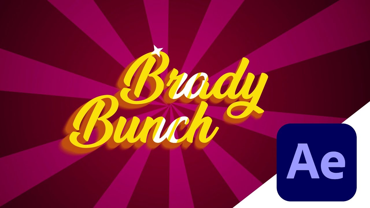 Make AWESOME Retro Cartoon Title in After Effects Without Spending ...