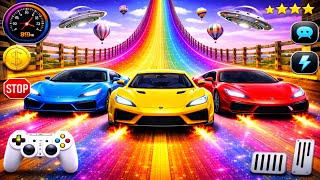 GT Car Stunt Master Gameplay | No Crash Challenge & Insane Mega Ramp Jumps | Android Gameplay screenshot 4