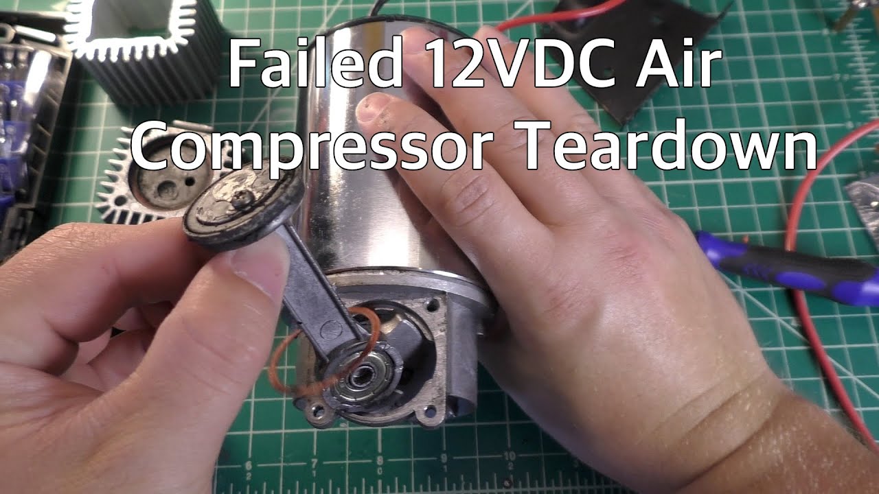 Mini Compressor Exploded Failed 12V Compressor Teardown - YouTube