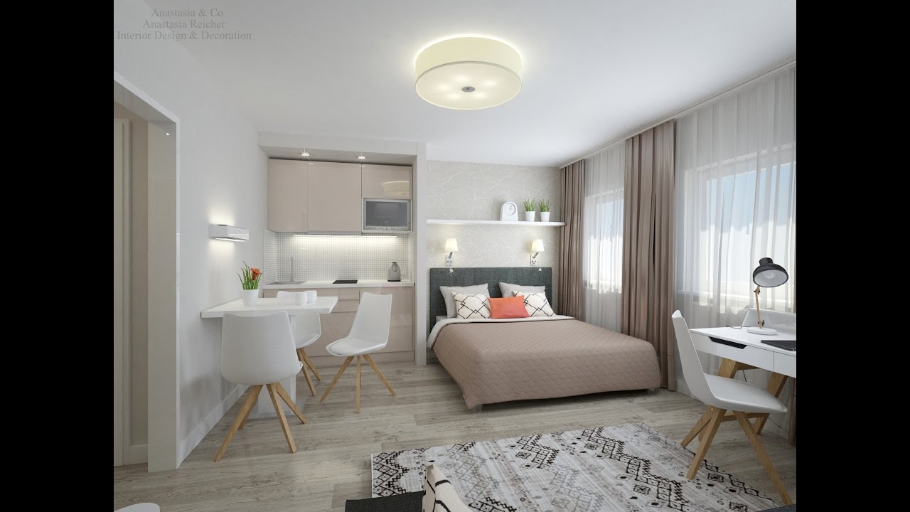 Kleine Ferienwohnung Small Tourist Apartment Interior Design