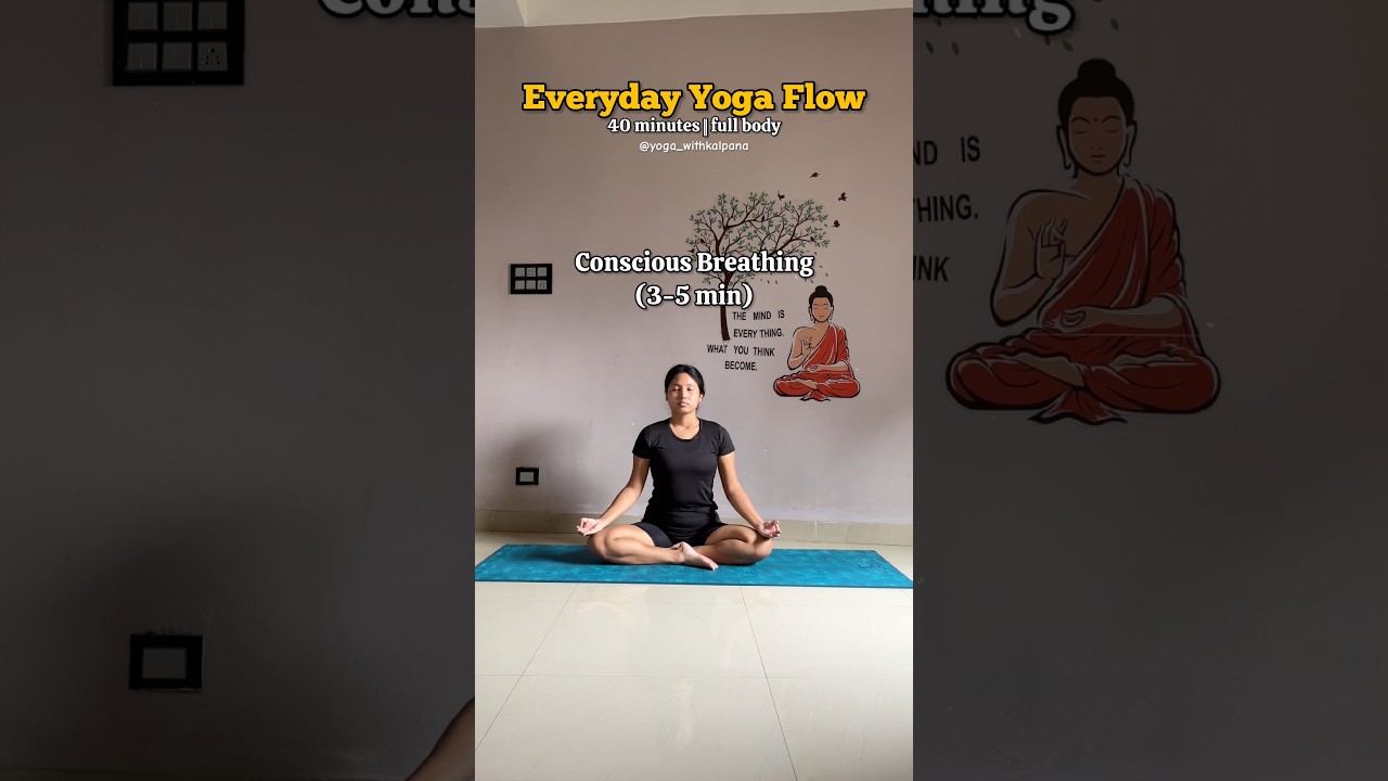 Everyday yoga flow🧘🏻‍♀️ #yoga #yogapractice #yogaforbeginners #shortsfeed #shorts #youtube