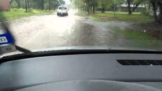 Light flooding in Alvin.