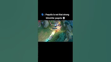 Paqutio is 💀 #mobilelegends #mlbb #paquito