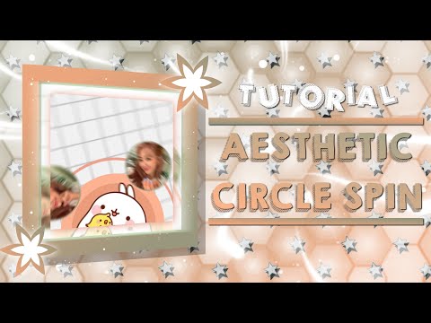AESTHETIC CIRCLE SPIN | ALIGHT MOTION TUTORIAL 💜