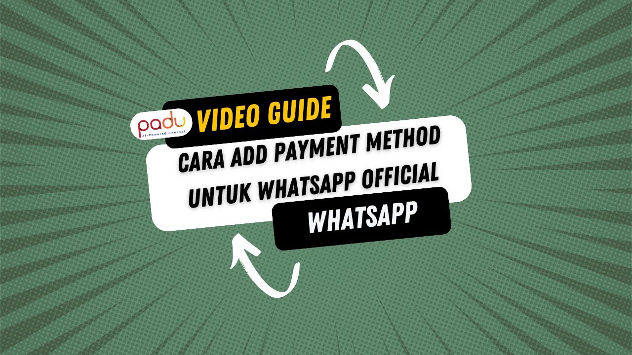 Cara Add Payment Method Untuk Whatsapp Official - YouTube