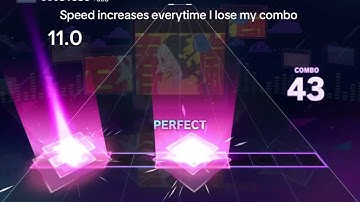 Every time I lose combo the speed increases