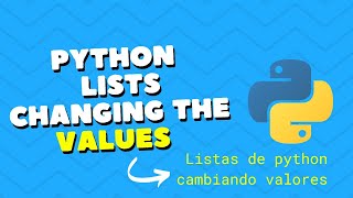 ASMR Programming - Python Lists | Changing Values