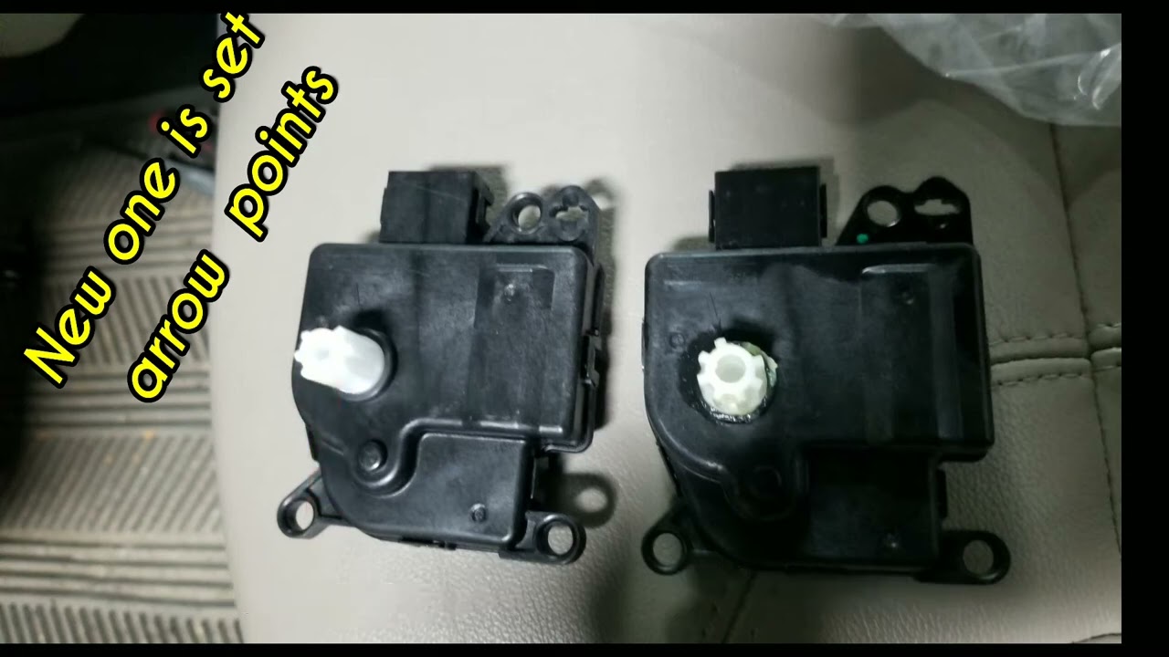 Ford Fiesta: щелкающий звук привода режима распределения воздуха, шум работы привода режима обогр...