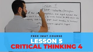 Critical Thinking, 4th & 5th Skills | IMAT | EnterMedSchool (OLD) screenshot 5