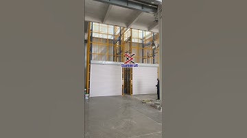 Guide Rail Cargo Lift👍Indoor &outdoor~Factory direct supply from China~​​✅WhatsApp: +86 15853155869