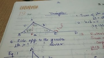 Basics of Geometry - Properties of triangles - Part01 - GMAT, GRE, CAT, SNAP,  NMAT, CMAT