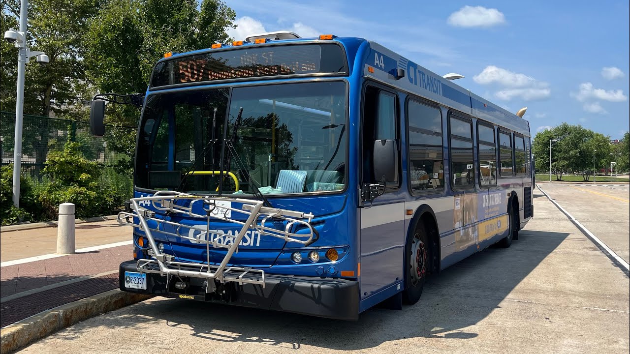 Ride on: CTtransit #4 (A4) on Route 507 - YouTube