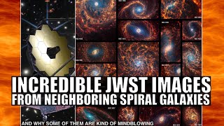 What Mindblowing Images of 19 Nearby Spiral Galaxies From JWST Actually Show Us