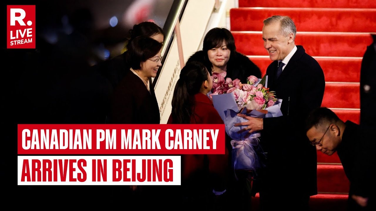 Canadian PM Mark Carney Lands In Beijing, Set To Meet XI Jinping On Canada-China Ties