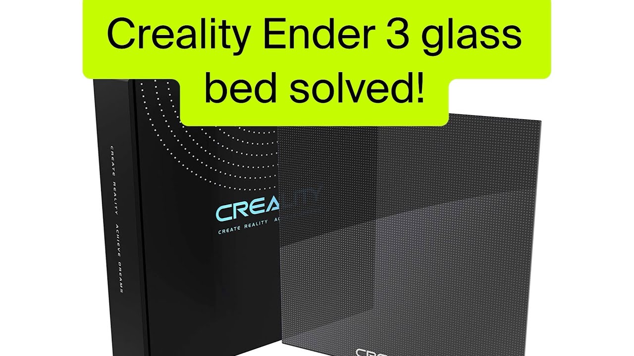 Creality Ender 3 Glass bed adhesion solved!! YouTube